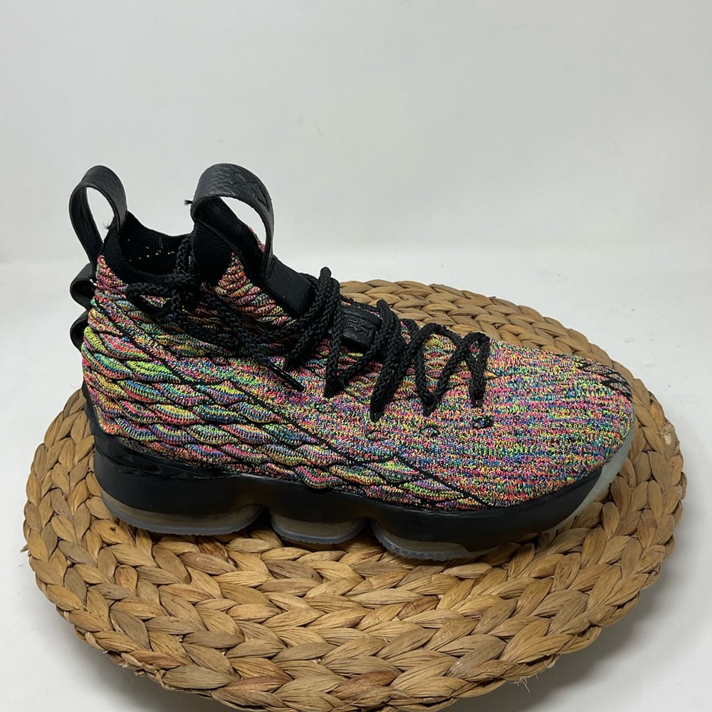 Nike Lebron 15 XV GS Fruity Pebble Four Horsemen Basketball Shoes Size 7 Youth